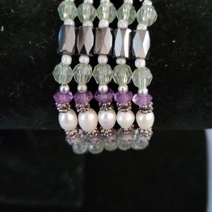 Magnetic Wrap Beaded Bracelet
